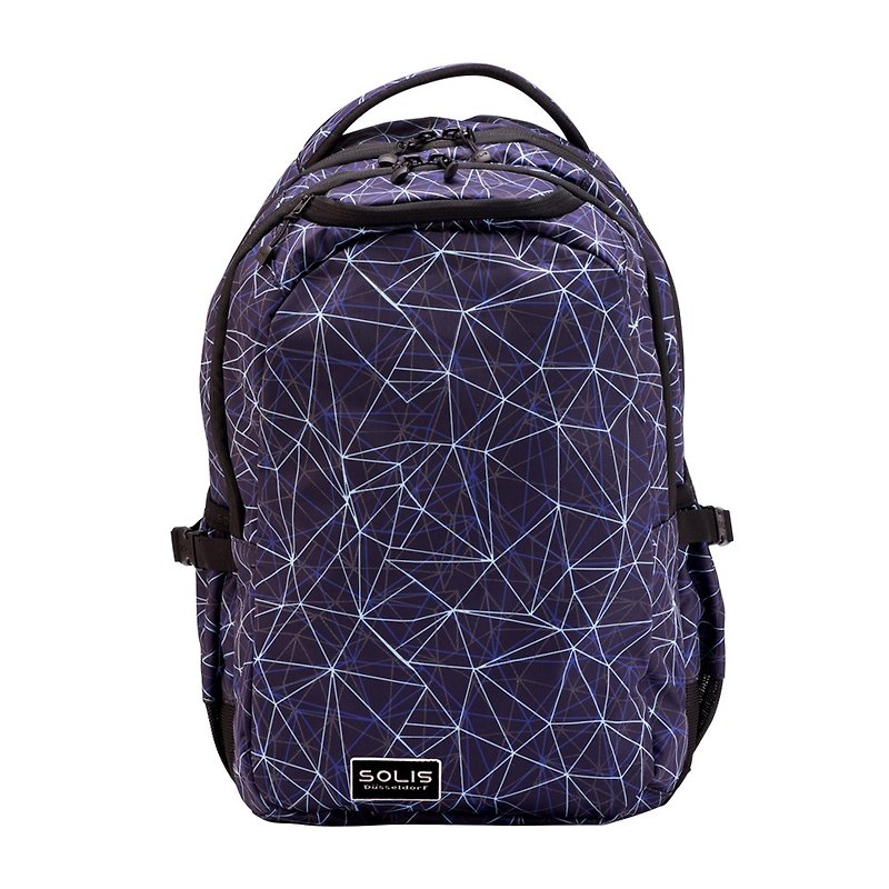 SOLIS Neon Planet Series 13" Ultra+  basic laptop backpack (Aqua) - กระเป๋าแล็ปท็อป - เส้นใยสังเคราะห์ 