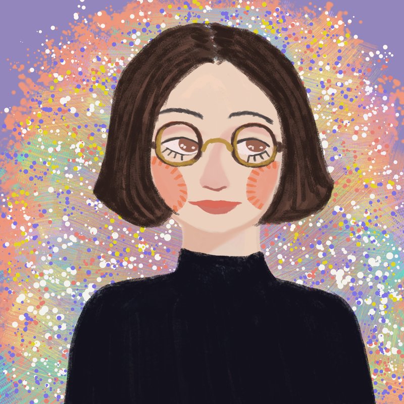 TinaHsiehArt色彩能量似顏繪訂製 插畫 可愛插畫人像畫【客製化】 - 電子似顏繪/繪畫/插畫 - 其他材質 