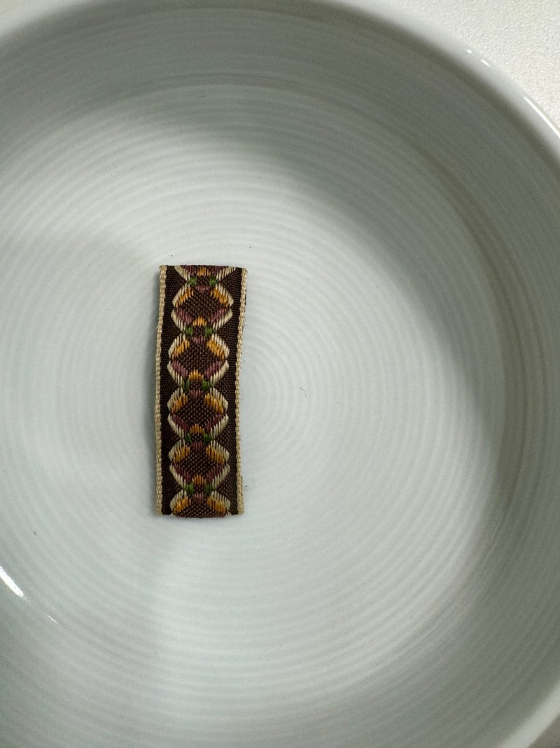 Cappuccino look/Handmade fully wrapped BB hairpin - เครื่องประดับ - เส้นใยสังเคราะห์ หลากหลายสี