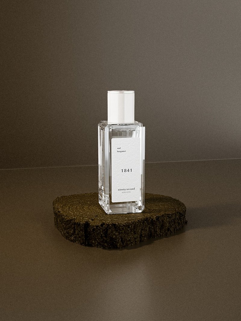 【刻印可能】1841年 優雅な古港 | 沈香とベルガモットの香水 | 92秒 - 香水 - その他の素材 グリーン