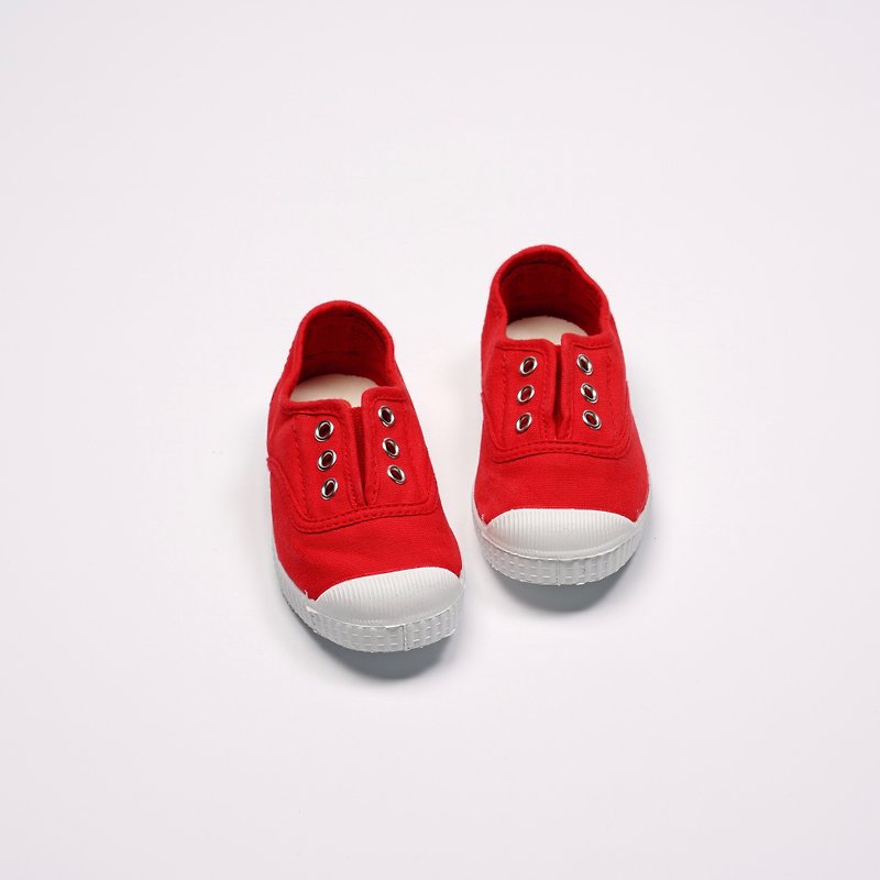 西班牙國民帆布鞋 CIENTA 70997 02 紅色 經典布料 童鞋 - 童裝鞋 - 棉．麻 紅色