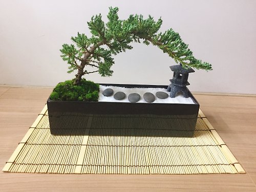 Japanese style garden bonsai Ak-3030 white porcelain round basin