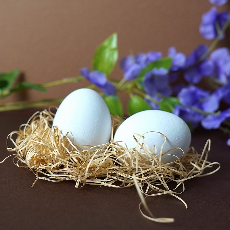 珪藻楽しい卵デオドラントデオドラント吸湿シミュレーション卵環境にやさしい再利用マザーギフト - アロマ・線香 - その他の素材 ホワイト