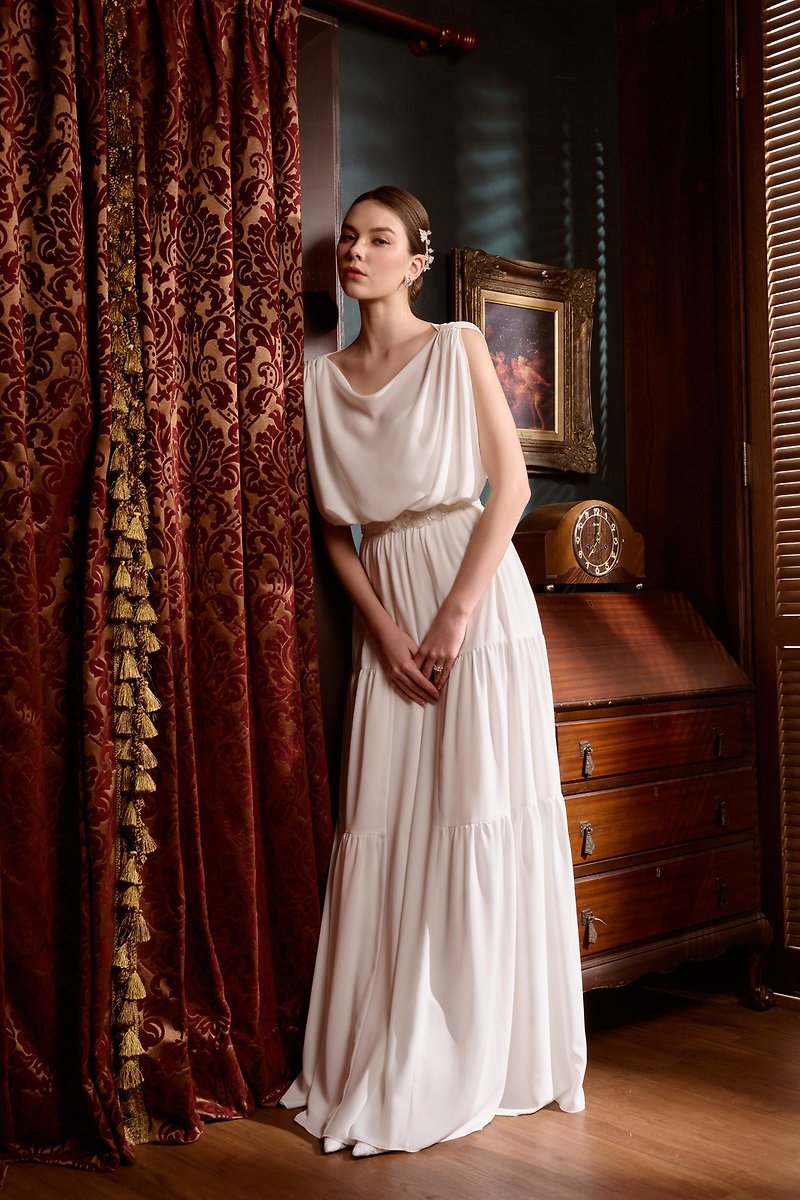 Emerson 空靈希臘兩件式輕婚紗 - 其他 - 其他材質 白色