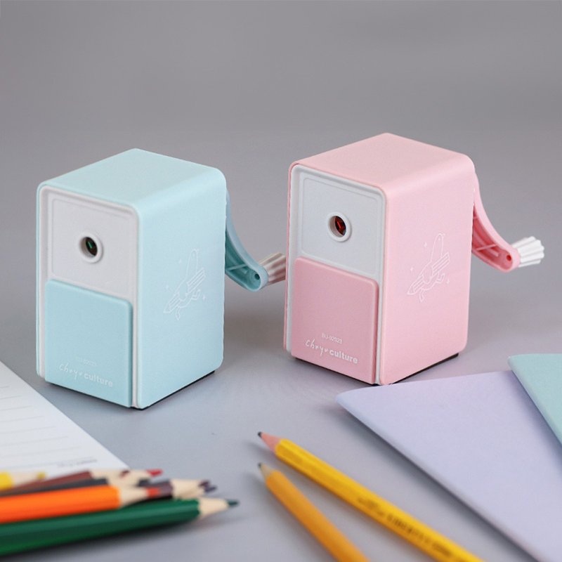 Chuyu automatic advance and retreat pencil sharpener/8mm pencil sharpener/suitable for colored pencils/automatic pen advance without pinching your hand - Pencil Sharpeners - Paper 