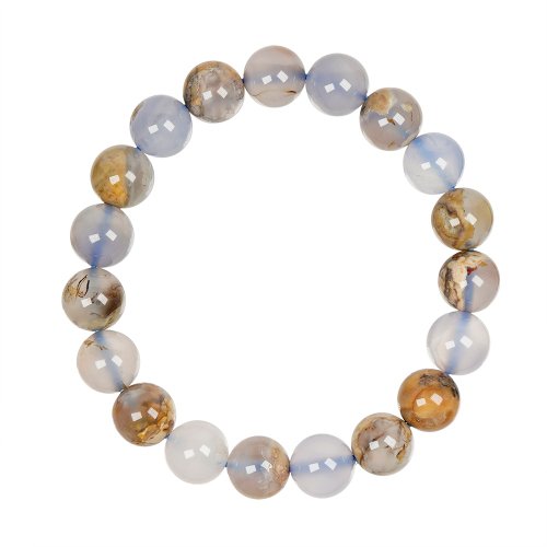 正佳珠寶 Gemsrich Jewelry 【正佳珠寶】藍玉髓 老礦阿根廷玉髓 10mm 藍玉髓手珠