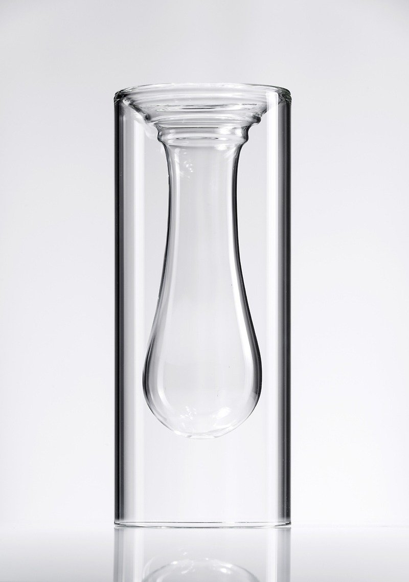 ドロップボトル - 置物 - ガラス ホワイト
