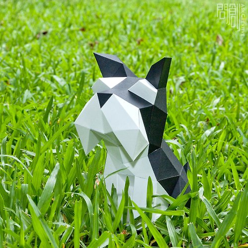 問創 Ask Creative 問創設計 DIY手作3D紙模型 狗狗系列 - 小雪納瑞