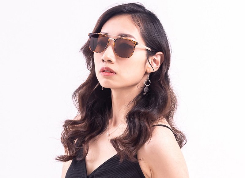 2is CadenC 太陽眼鏡 偏光│雙樑 聖誕禮物 - 太陽眼鏡/墨鏡 - 其他金屬 咖啡色