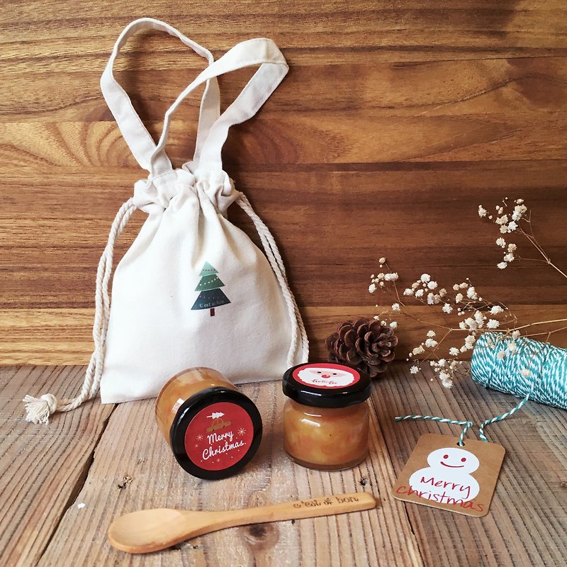 [Christmas Gift Exchange] Jam Set x Drawstring Pocket 50g Gift Exchange - Jams & Spreads - Fresh Ingredients Multicolor