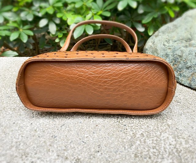 Yukiko Kimijima Kimijima Yukiko Antique Bag/Ostrich Leather/Vintage Bag/Vintage/Secondary  Bag - Shop with-the-times Handbags & Totes - Pinkoi