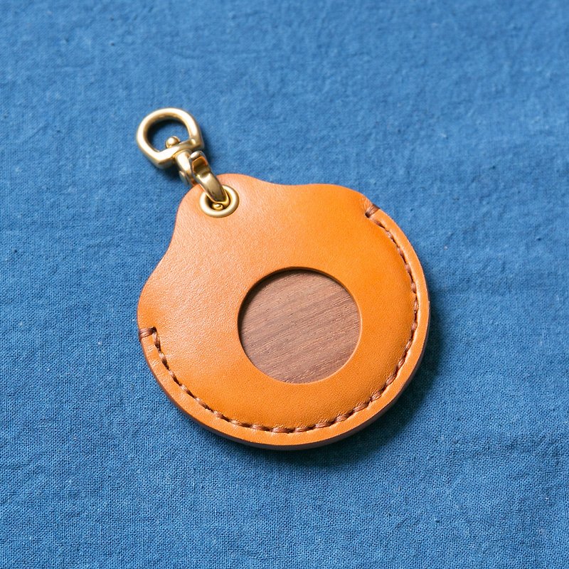 Gogoro鑰匙皮套(請備註顏色) - 鑰匙圈/鑰匙包 - 真皮 橘色