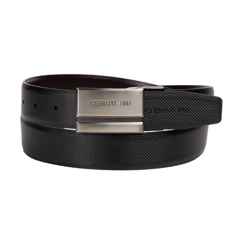 [Free gift box and bag] Limited edition 30% off top quality calfskin belt, brand new counter display - Belts - Genuine Leather Black