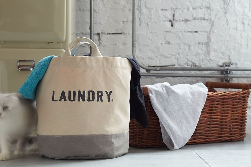 【加拿大Fluf有機棉】HiLife萬用袋--(Laundry) - 居家收納/收納盒/收納用品 - 棉．麻 