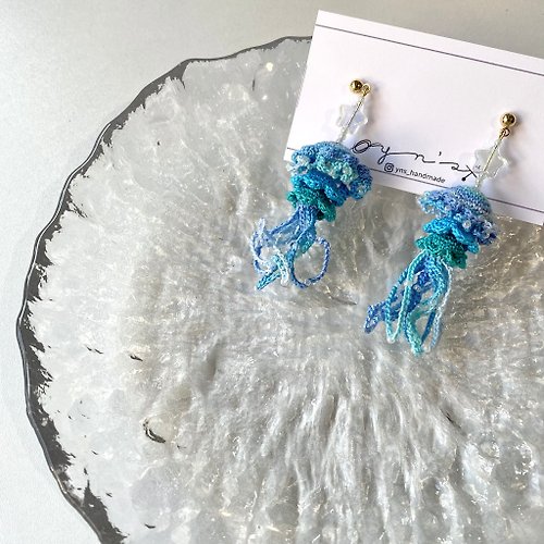YN’S-handmade 海洋生物 - 開心暢遊水母 - 純人手鈎織編織