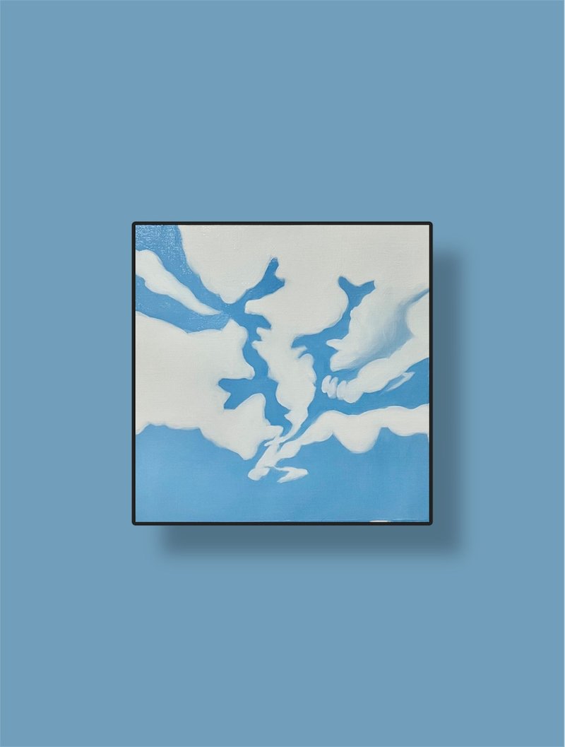 輕筆觸雲朵 -聚攏的雲們 - 海報/掛畫/掛布 - 紙 