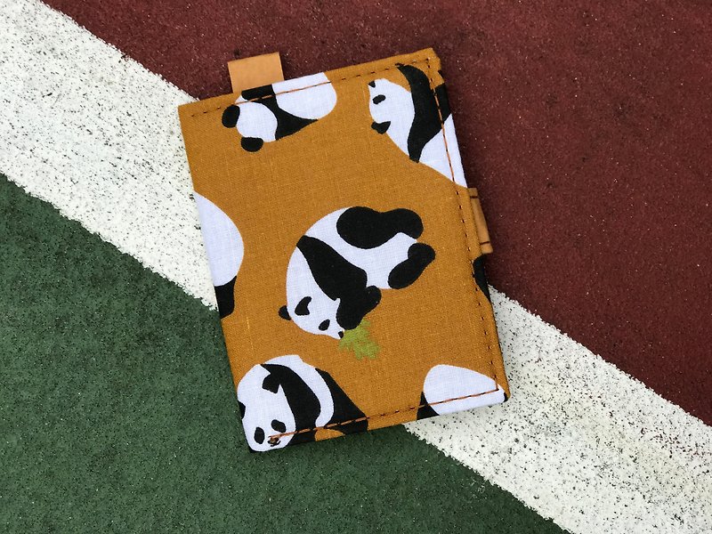 Washable Craft Paper . Fabric /Panda/ cardholder - Card Holders & Cases - Paper 