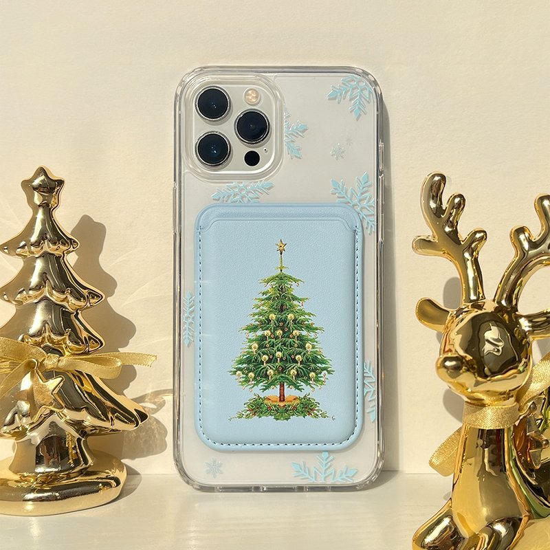 【Christmas Package】 Wishing Tree MagSafe Card Pocket - Phone Accessories - Rubber 