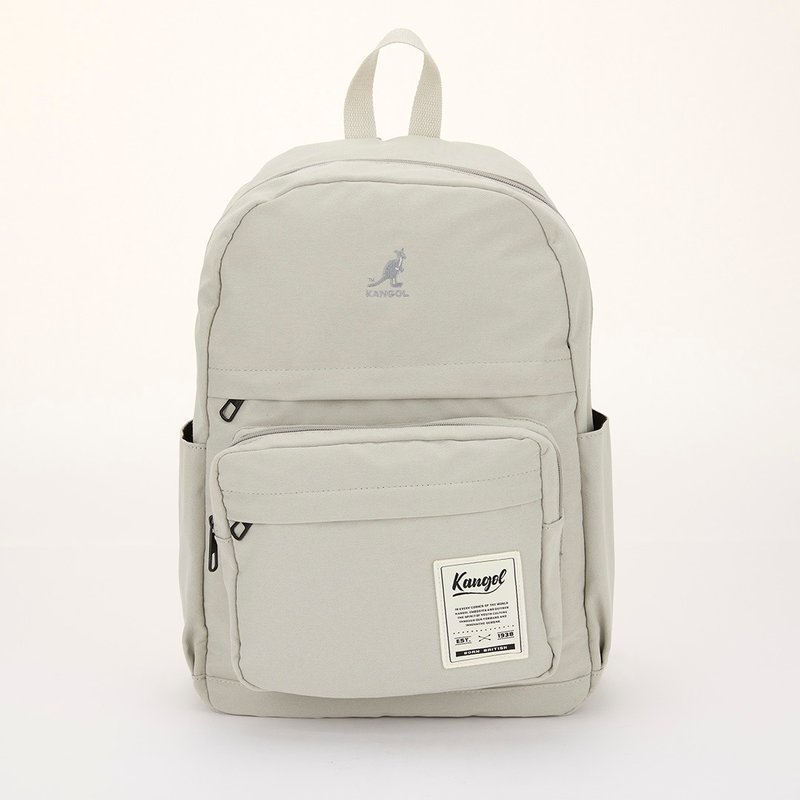 KANGOL kangaroo basic backpack-green (universal for men and women) - กระเป๋าเป้สะพายหลัง - เส้นใยสังเคราะห์ 