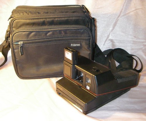geokubanoid POLAROID IMPULSE PORTRAIT land Camera Instant Film 600 Made in UK with CASE FINE