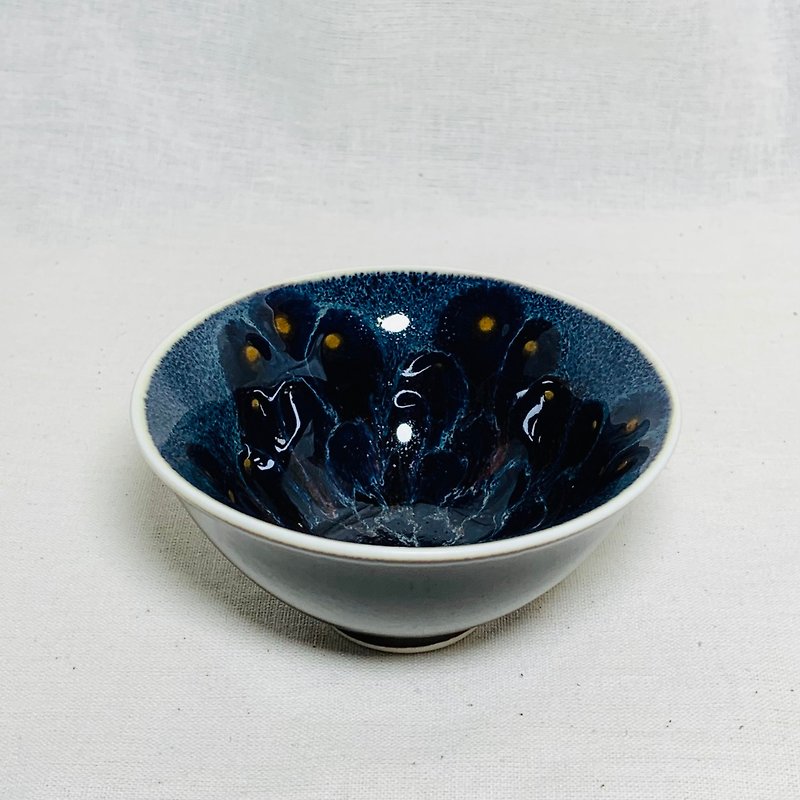 Dielianhua Drinking Cup / Full Cup 90ml / Qiu Yuning / SPB03 - Teapots & Teacups - Porcelain Black