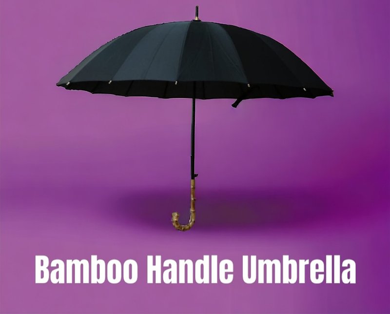 Classic bamboo handle umbrella - อื่นๆ - ไม้ไผ่ สีกากี