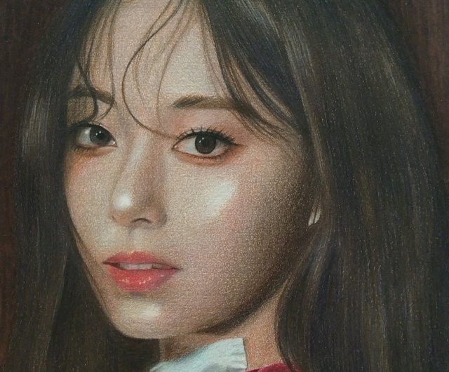 色鉛筆画 / 似顔絵 / 女性 - ショップ Lin