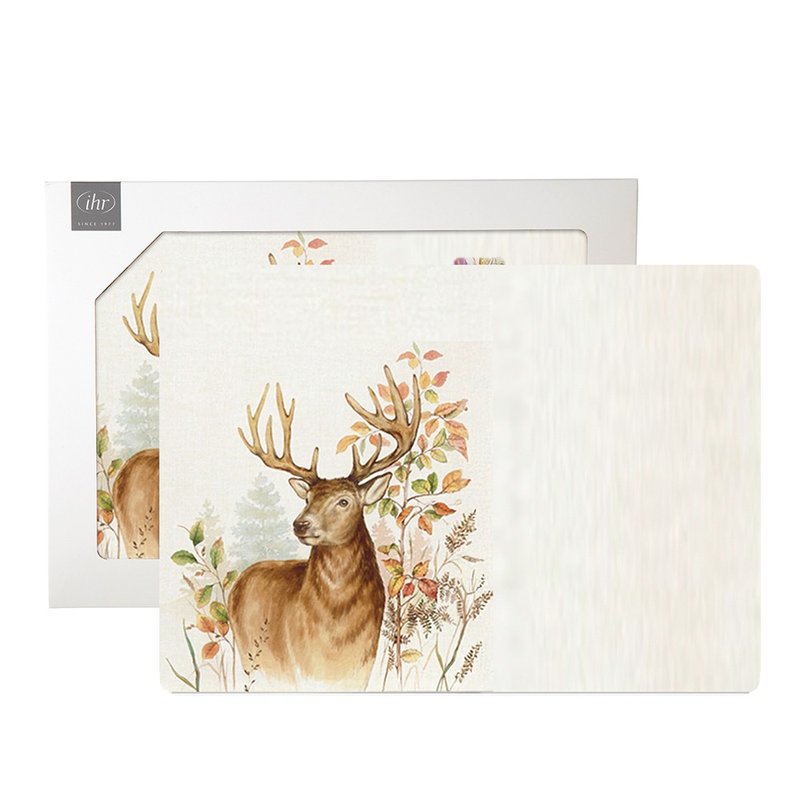 Germany IHR-Placemat-Deer Hunting Cork Placemat - Place Mats & Dining Décor - Wood Multicolor