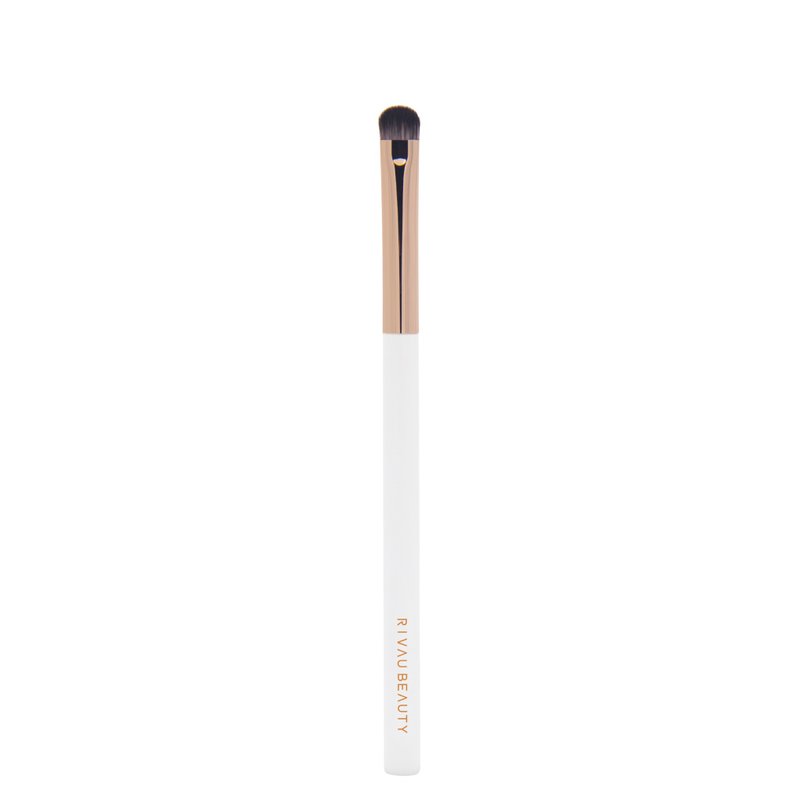 E66 Smoky Smudge Eyeshadow Brush - Minimalist White Brush Series I Fiber Bristle Makeup Brush Makeup Brush - Makeup Brushes - Other Materials White