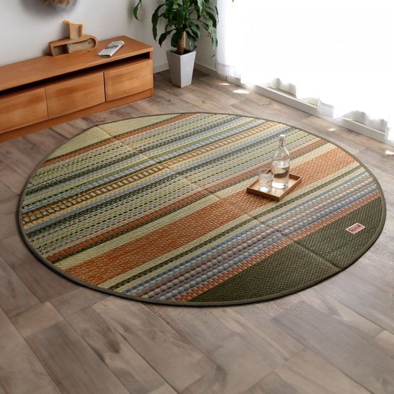 The one and only round igusa tatami carpet Ralph made in Japan interior design - Rugs & Floor Mats - Plants & Flowers 