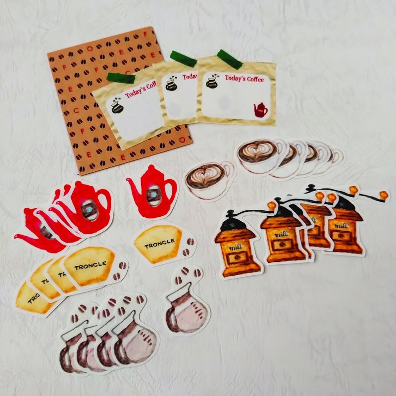 Masking Flake Sticker / Coffee Goods: Large - Other - Paper 