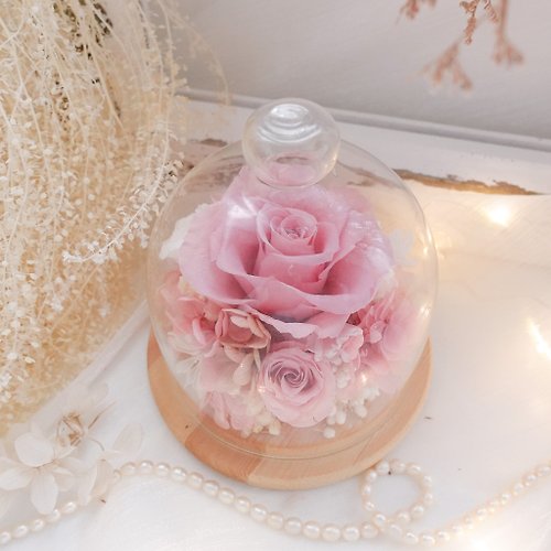 momochi crafts 520情人節 限定玫瑰永生花玻璃瓶 | 禮物 | 現貨發售 | 保鮮花