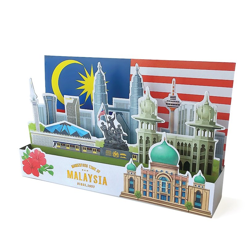 Momentous Time Of Malaysia Greeting Card - ของวางตกแต่ง - กระดาษ 