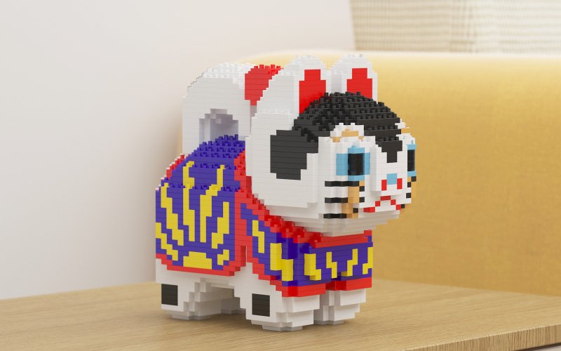【招財】犬張子01S 熱賣商品 專利螺絲 積木不散開 - 其他 - 塑膠 