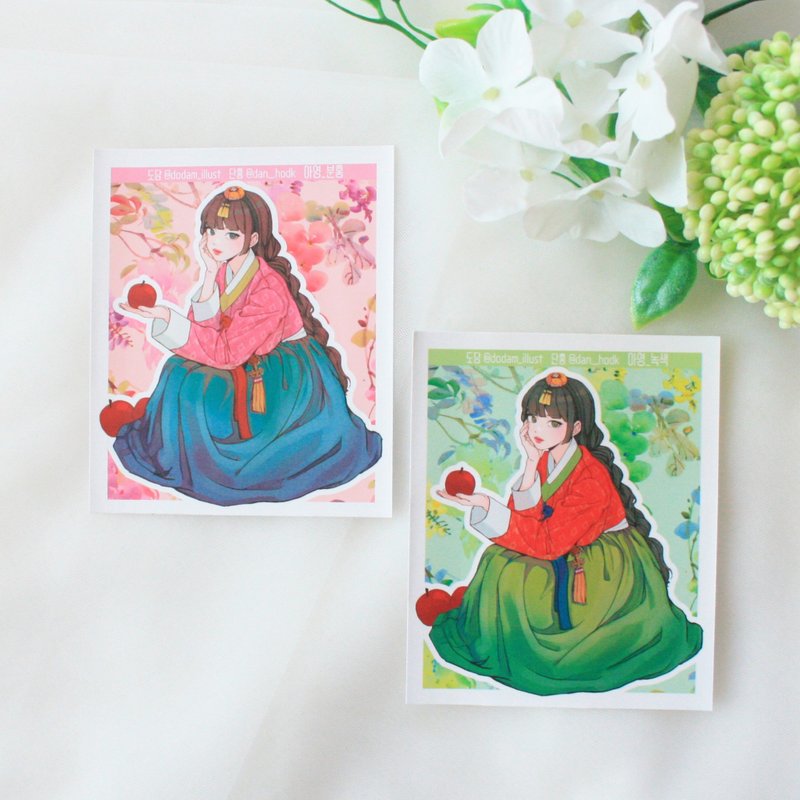 dodam_Oriental Sticker_Ayeong - 貼紙 - 紙 