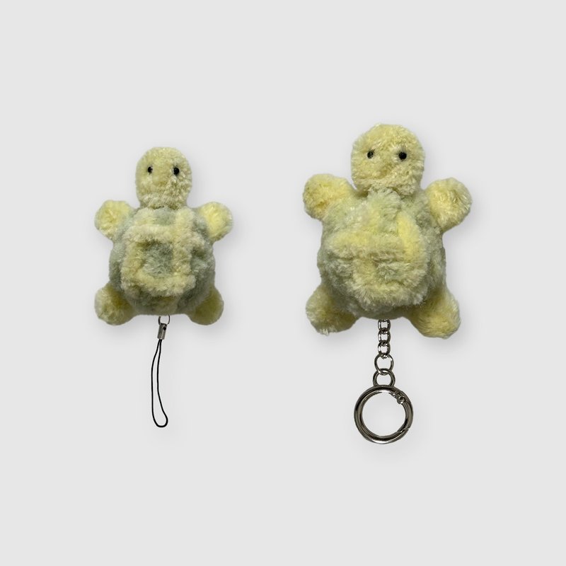 Melon turtle keyring - 鑰匙圈/鑰匙包 - 壓克力 灰色