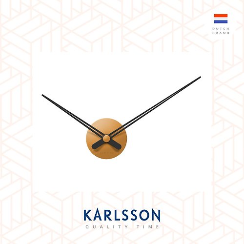 Ur Lifestyle 荷蘭Karlsson, Wall clock LBT mini Sharp brown,Boxtel & Buij