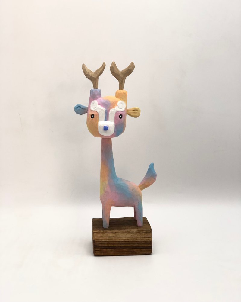 Fairy deer - 擺飾/家飾品 - 木頭 