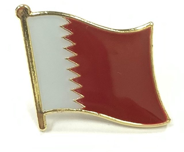 International Original Artwork 1 Qatar Flag Expertly Designed Pin 