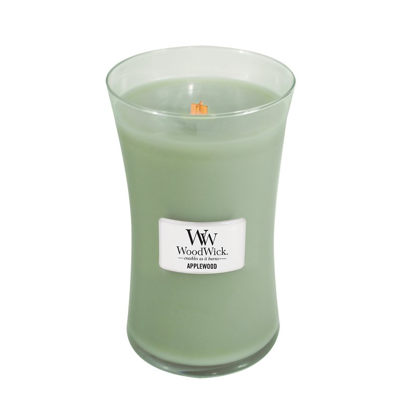 WoodWick Fragrance Mug Wax Apple Branch Birthday Gift Lover Gift Lover Gift - Candles & Candle Holders - Wax Green