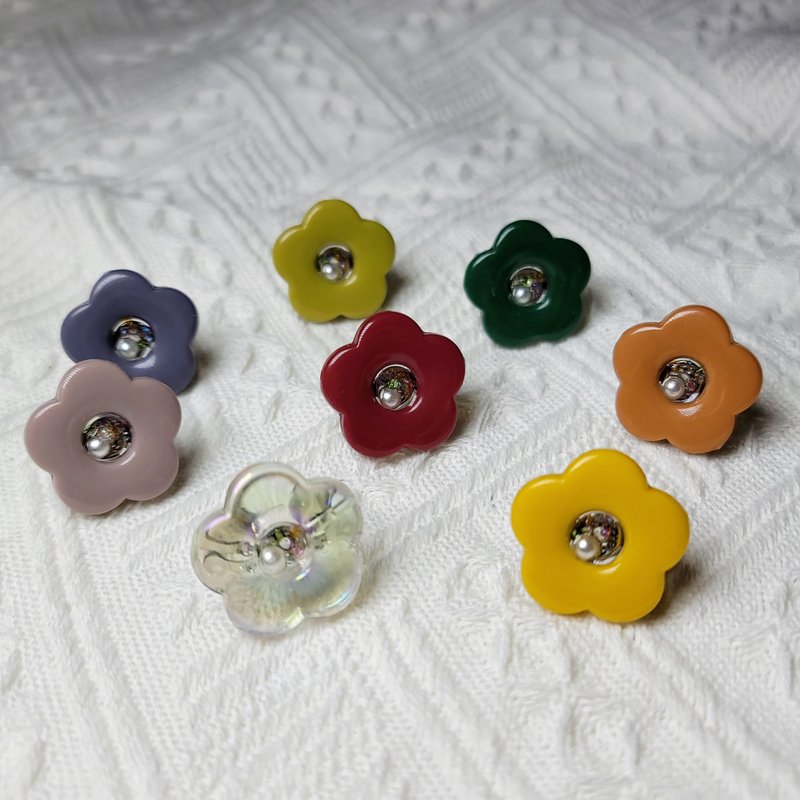 Flowers Dancing Fingers Handmade Ring Flowers - แหวนทั่วไป - โลหะ หลากหลายสี