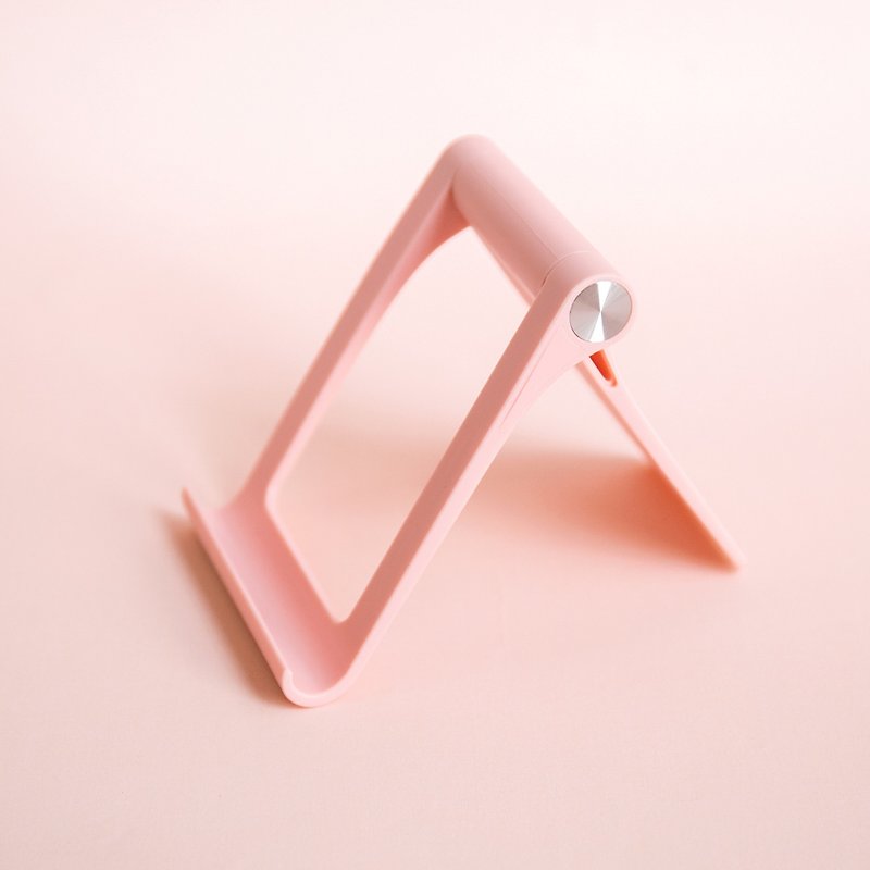 Mobile Phone/Tablet 360 Degree Desktop Stand-Coral Pink - Phone Stands & Dust Plugs - Plastic Pink