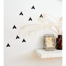 Animalistic Art/Cow and Dalmatian Print Sticker Pack for Bedroom