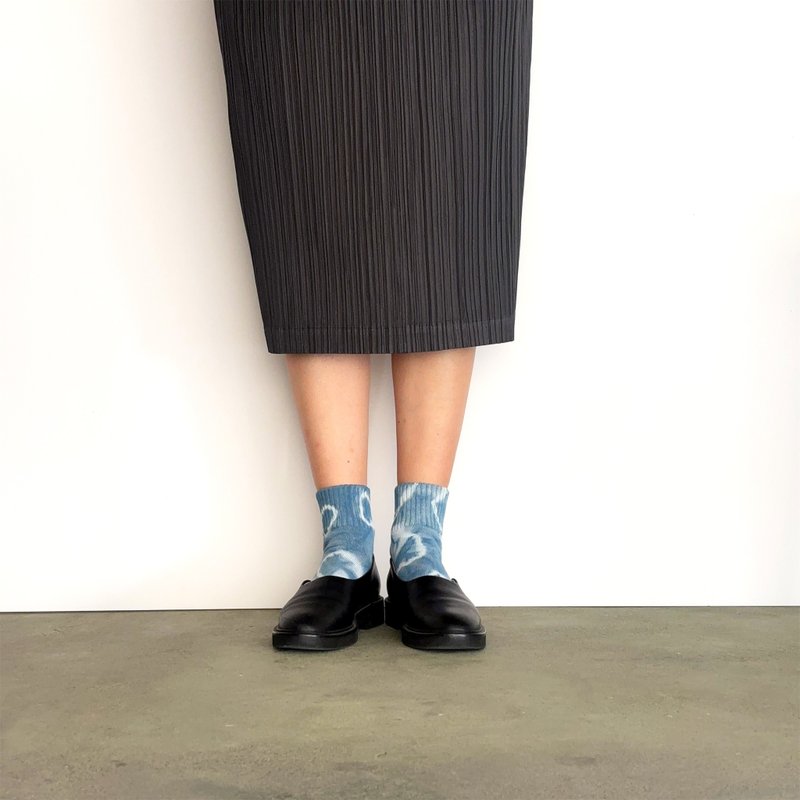 日本製造 靛藍染色 JAPANBLUE INDIGO DYED SOCKS Tabi #4 - 襪 - 棉．麻 
