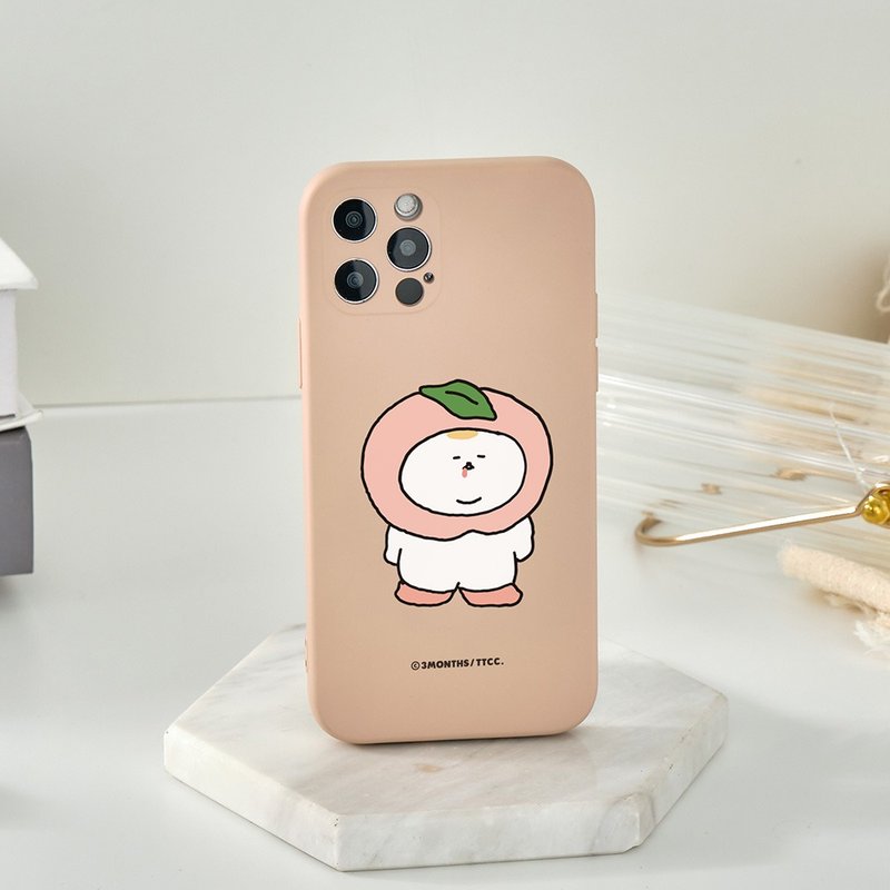3MONTHS水蜜桃全包iPhone手機殼 - 手機殼/手機套 - 矽膠 多色