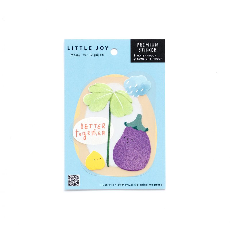 Premium Sticker - Little Joy - Better Together - 貼紙 - 塑膠 多色