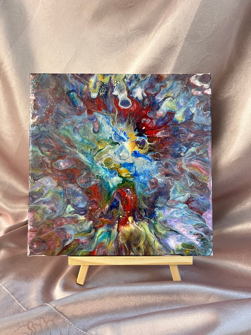 能量流動畫-鯉魚 - 擺飾/家飾品 - 棉．麻 多色