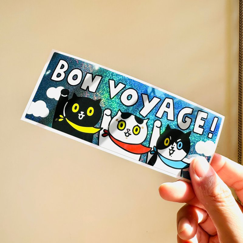 Bon Voyage ! luggage sticker - Stickers - Waterproof Material Multicolor