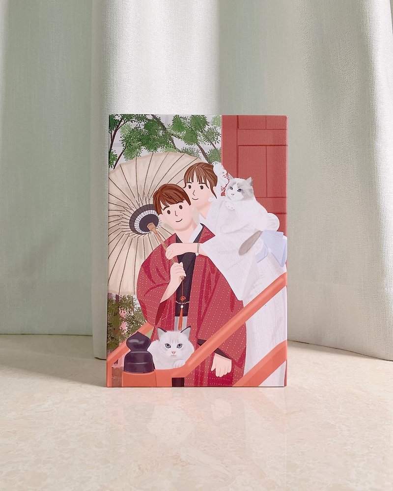 [Add-on product] Customized gift like Yan painting frameless painting - Posters - Other Materials White