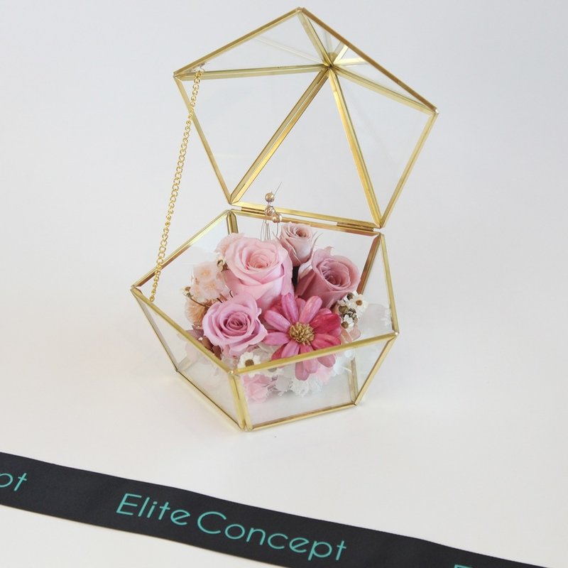 Elegant/Jewelry Box Preserved Flowers - Plants - Plants & Flowers Pink